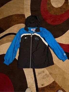 NFL Carolina Panthers starter team football jacket size M